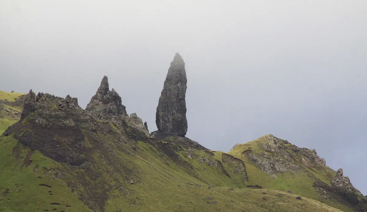 Il pinnacolo dell'Old Man of Storr sull'Isola di Skye